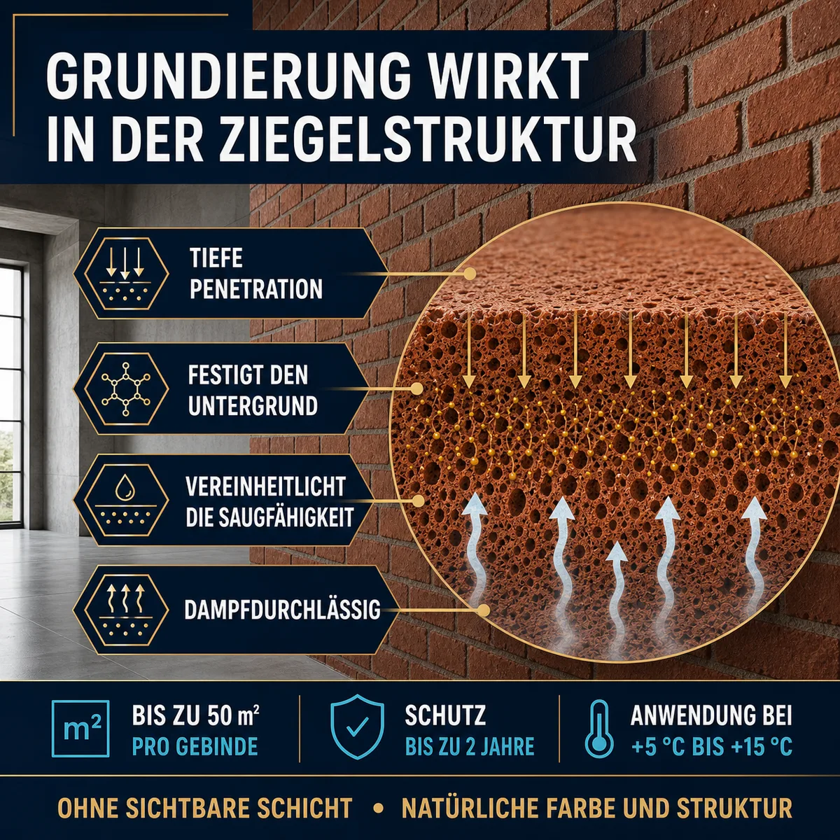 IZOMARK Grundierungsmittel altes Mauerwerk